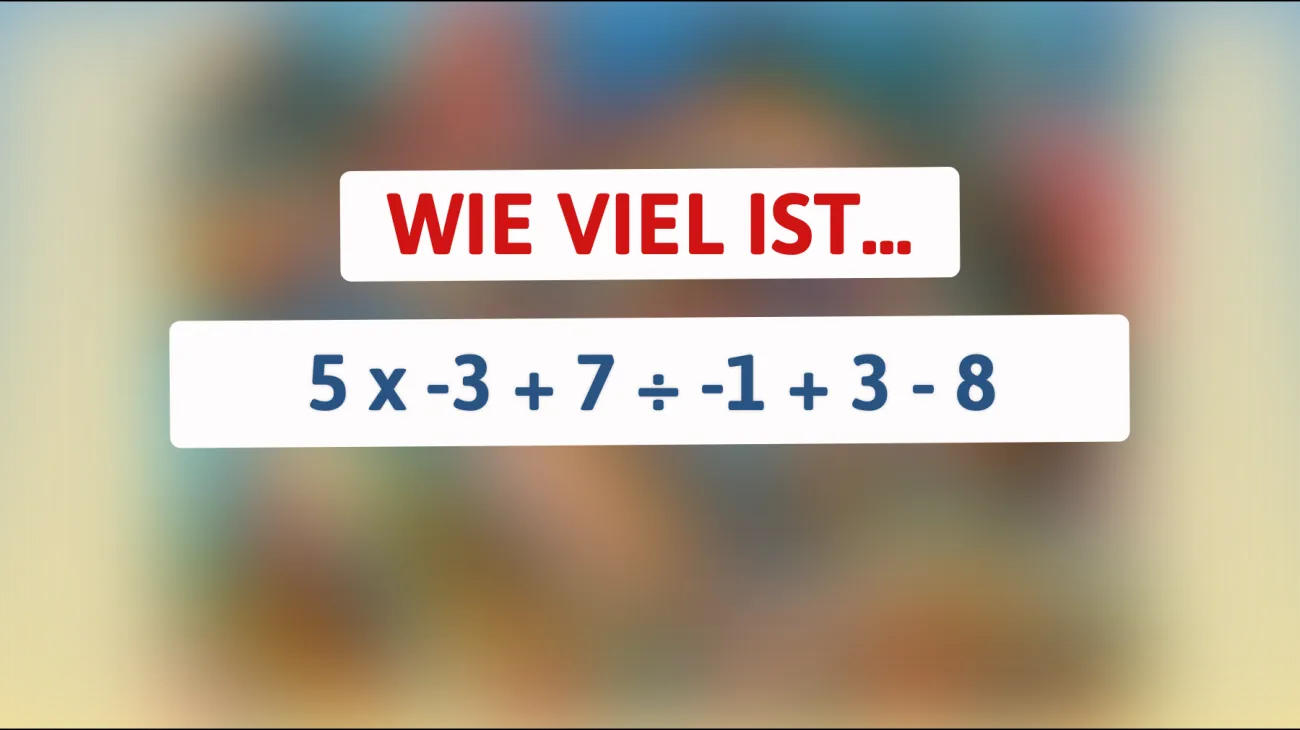 Löse das ultimative Mathematikrätsel: Nur die klügsten Köpfe können es schaffen!"
