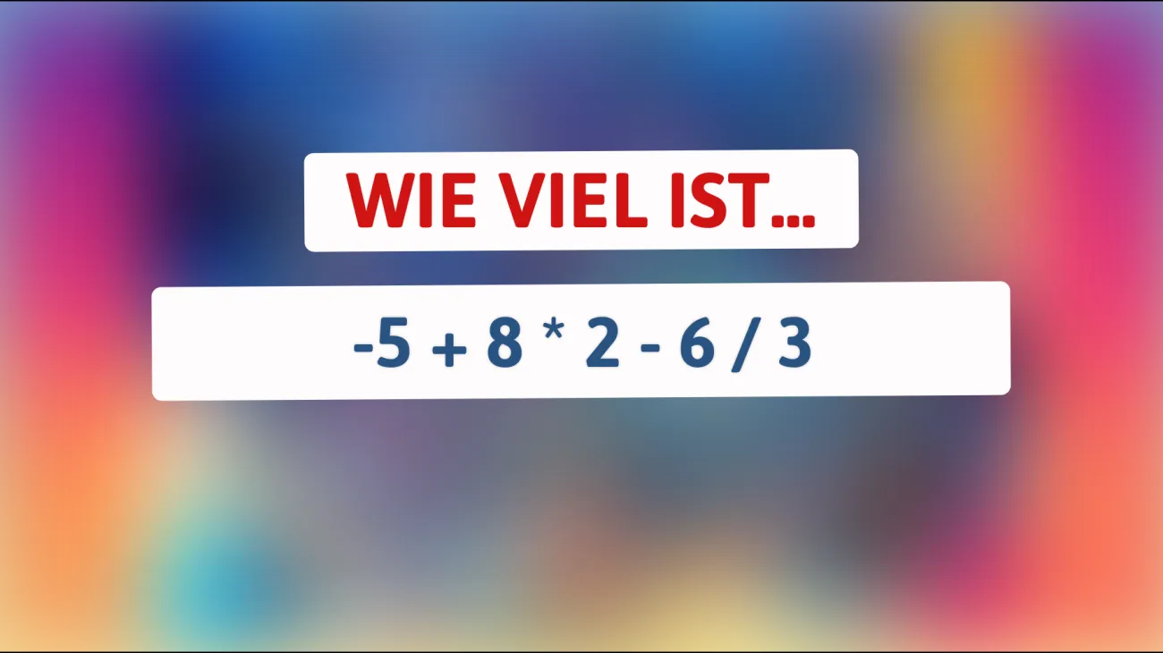 Nur für echte Mathe-Genies: Kannst du das Rätsel der Zahlen lösen?"