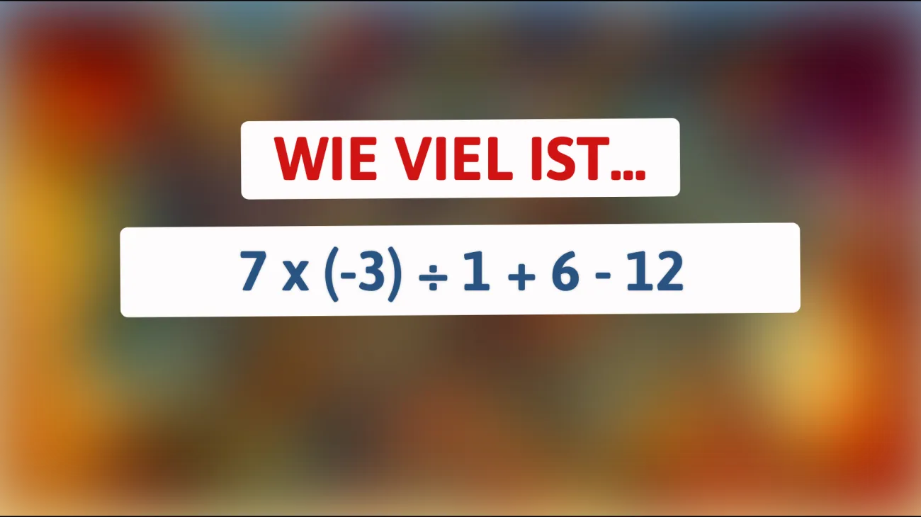 Nur für schlaue Köpfe: Kannst du dieses einfache Rechenrätsel knacken?"